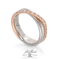 Ringe Rubinia Dame Filodellavita in Gold Diamante 0.17 Ct AN8ARBT-15 - AN8ARBT-15
